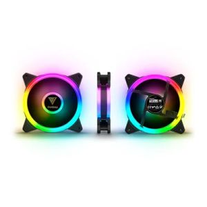 KIT COM 4 FANS RGB AEOLUS M2-1204R