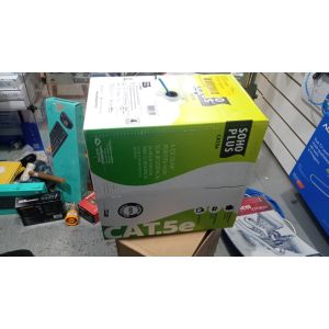 (METRO) CABO REDE CAT.5E LAN U/UTP 24AWG CMX AZUL 23200099 SOHOPLUS