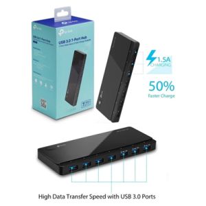 HUB SWITCH 7 PORTAS USB 3.0 7EM1 UH700 TP-LINK #