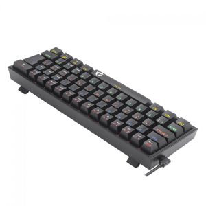 TECLADO MECANICO GAMER FIZZ RAINBOW PRETO SWITCH MARROM K617-R-B