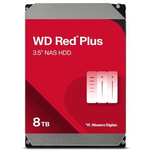 HDD DESKTOP WESTERN DIGITAL RED PLUS 8TB NAS SATA3 5640RPM 256MB 3,5
